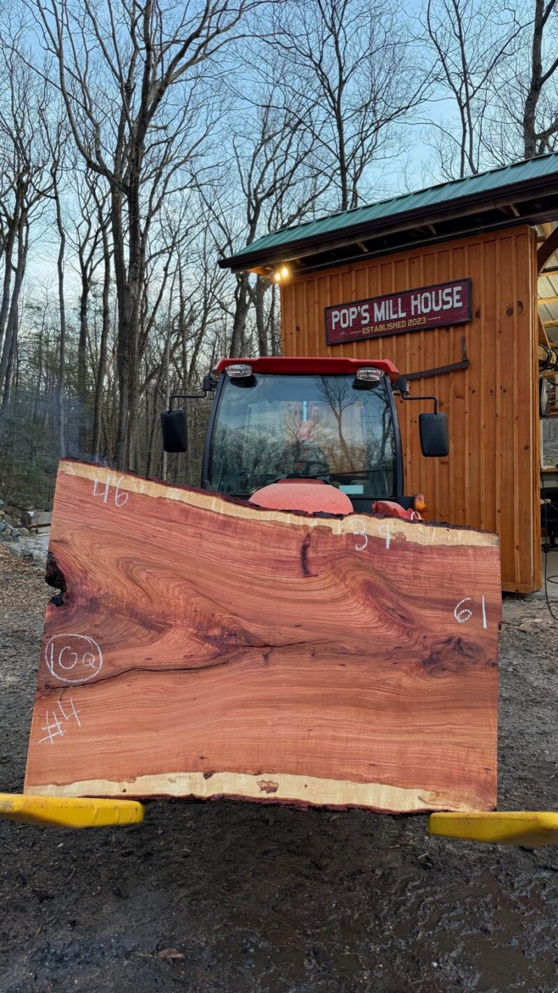Cherry Live Edge Slab #04 — 61" × 46"