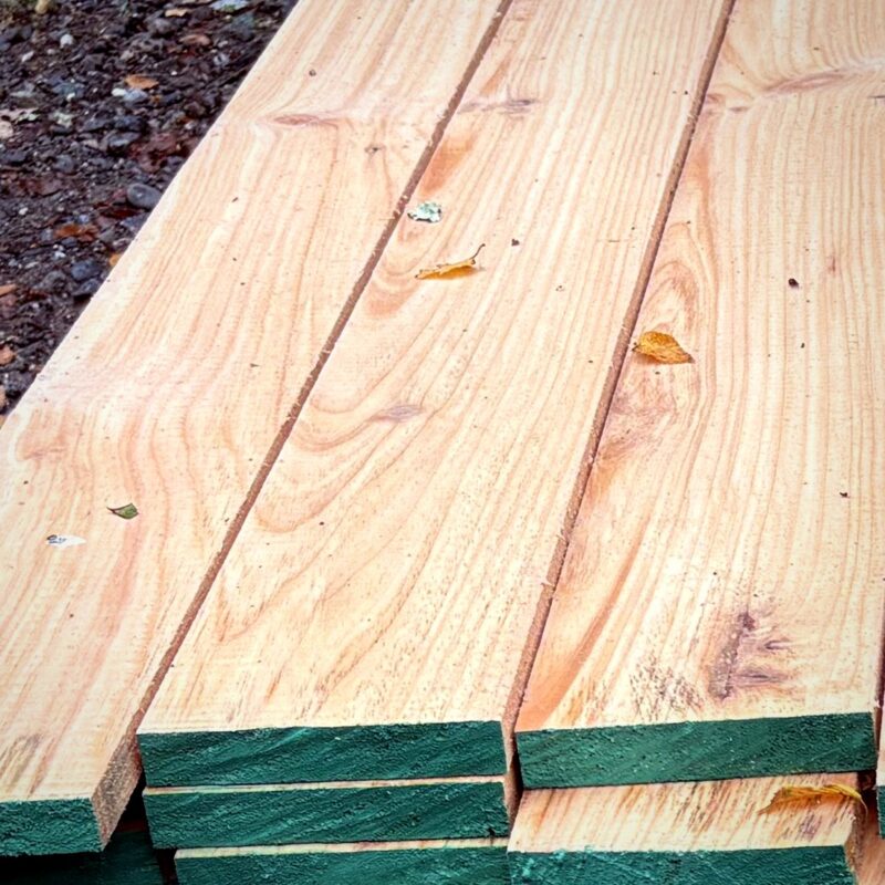 White Ash Lumber — Kiln-Dried, Rough-Sawn