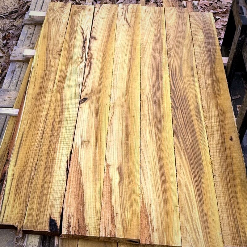 Black Locust Lumber — Kiln-Dried, Rough-Sawn