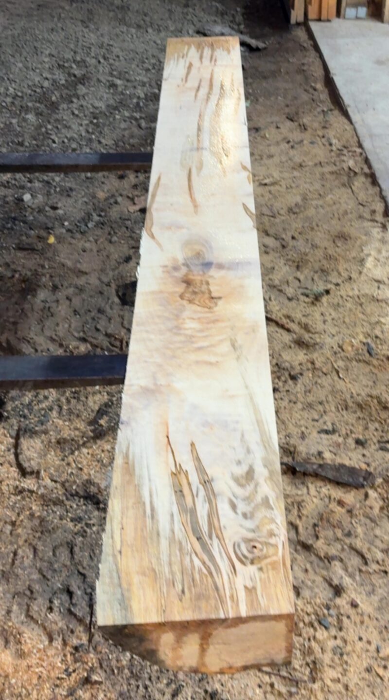 Ambrosia Maple Mantel Blank (green) — 96" × 10" (6" thick)