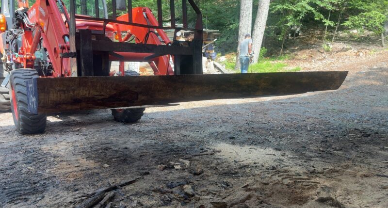 Ash Mantel Blank (green) — 76" × 11" (5" thick)