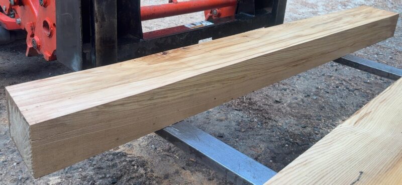 Ash Mantel Blank (green) — 76" × 8" (5" thick)