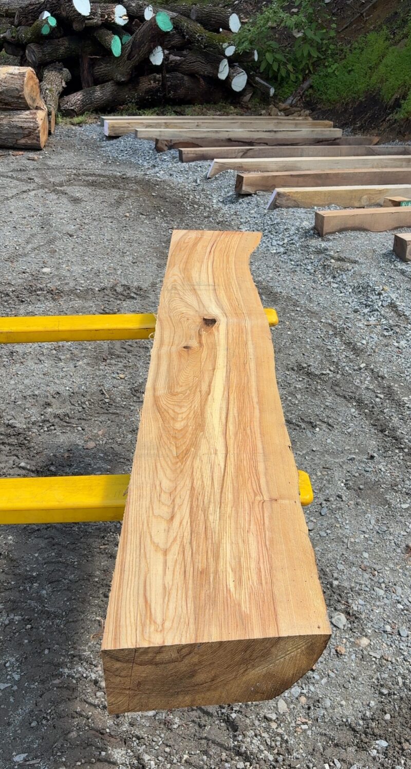 Ash Mantel Blank (green) — 89" × 14" (5.5" thick)