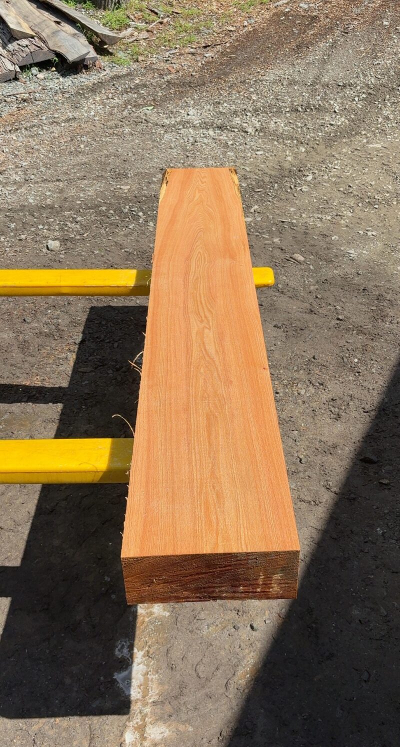 Red Oak Mantel Blank (green) — 86" × 13" (5.5" thick)