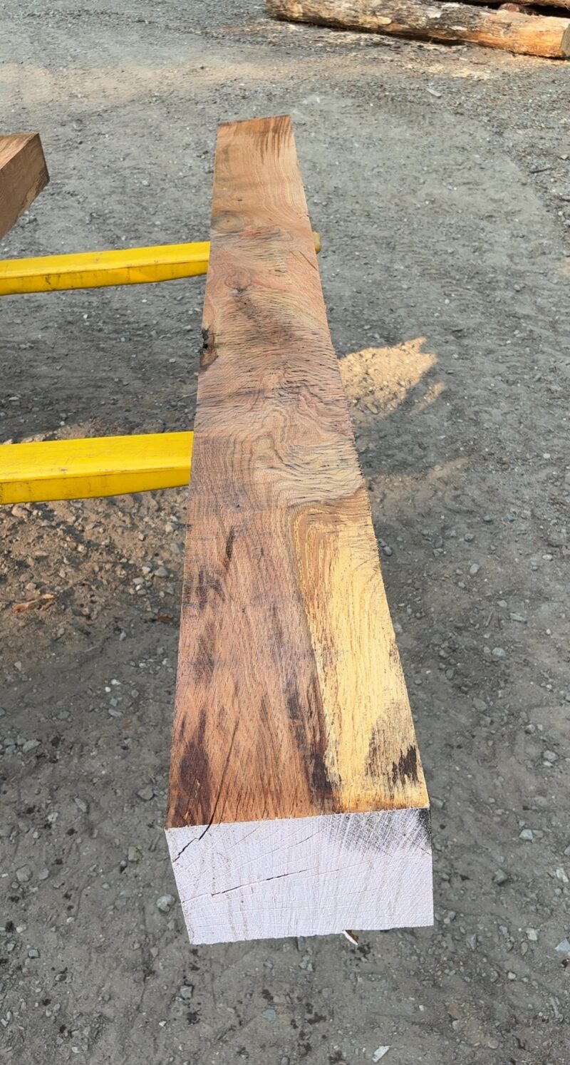 Red Oak Mantel Blank (green) — 104" × 8" (6" thick)