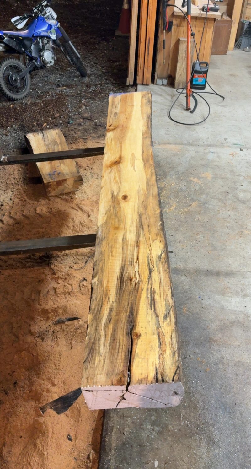 Sycamore Mantel Blank  — 103" × 11" (5.5" thick)